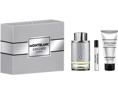 Montblanc Explorer Platinum Eau De Parfum Gift Set 100ml Sale