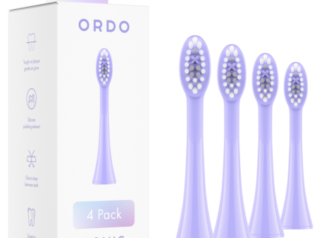 Ordo Sonic Brush Heads Pearl Violet Pack of 4 Online