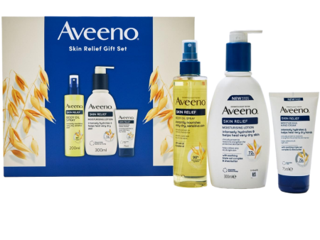 Aveeno Skin Relief Range 3 Piece Gift Set For Cheap