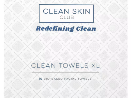 Clean Skin Club Clean Towels XL Travel x10 Online Hot Sale