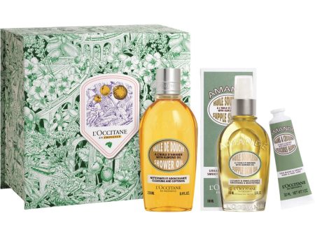 L Occitane Almond Oil Body Care Gift Set Online now