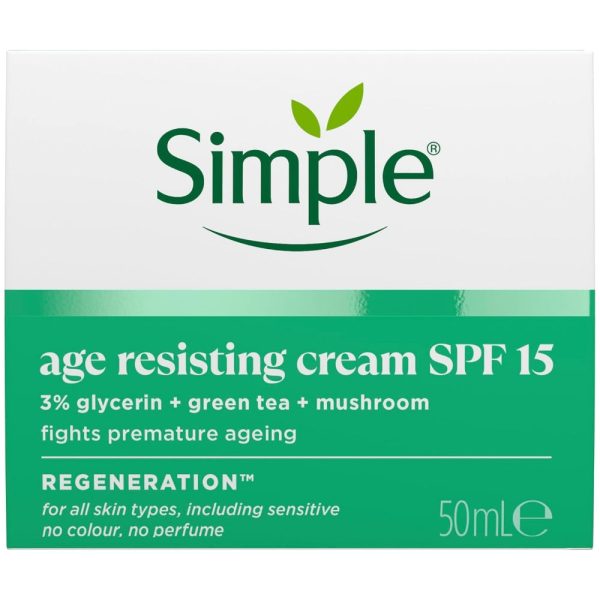 Simple Day Regeneration Age Resisting Day Cream SPF15 50ml on Sale