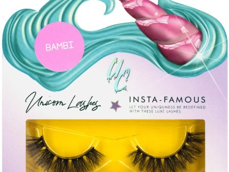 Unicorn Cosmetics Bambi Unicorn Strip Lashes Black Fashion