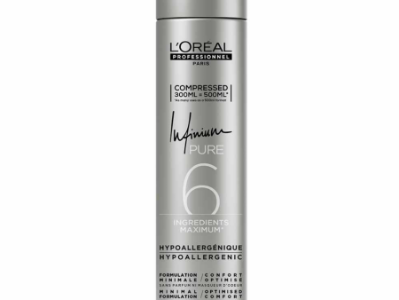 L Oreal Professionnel Infinium Pure 6 Extra Strong Hairspray 300ml For Discount