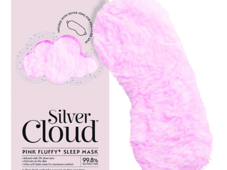 Silver Cloud Fluffy Sleep Mask Pink Supply