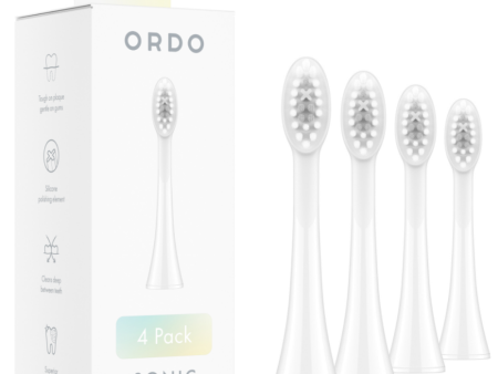 Ordo Sonic Brush Heads Snow Pack of 4 Online Sale