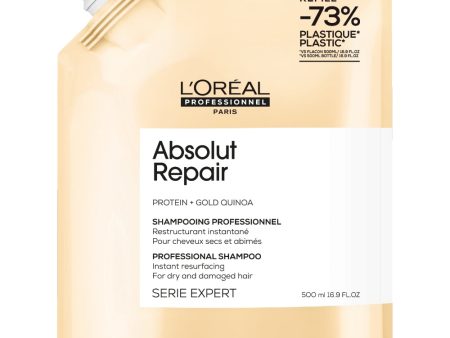 L Oreal Professionnel Serie Expert Absolut Repair Protein + Gold Quinoa Instant Resurfacing Shampoo Refill Pouch 1500ml Online Sale