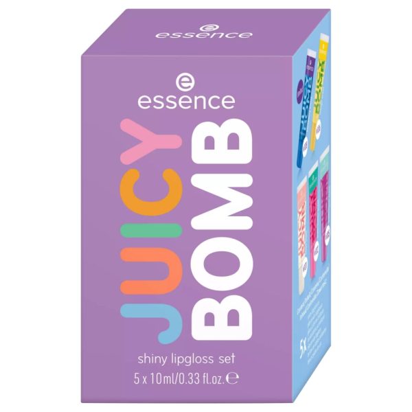 Essence Juicy Bomb Shiny Sweet Glossy Lip Gloss Set 5 x 2.4ml Sale