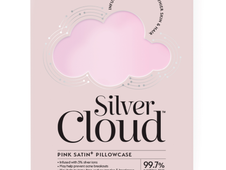 Silver Cloud Satin Pillowcase Pink Supply