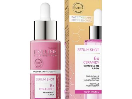 Eveline Cosmetics Face Therapy Professional Serum Shot 6x Ceramides Nourishment Treatment 30ml Online now