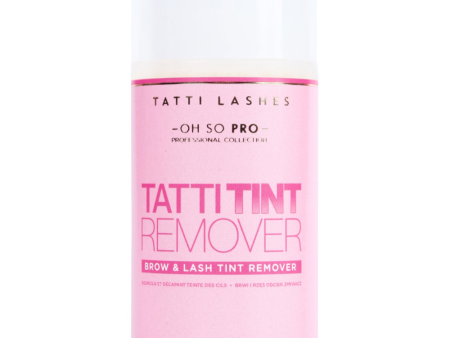 Tatti Lashes Oh So Pro Lash + Brow Tint Remover 150ml For Sale