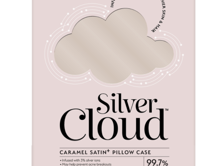 Silver Cloud Satin Pillowcase Caramel Online now