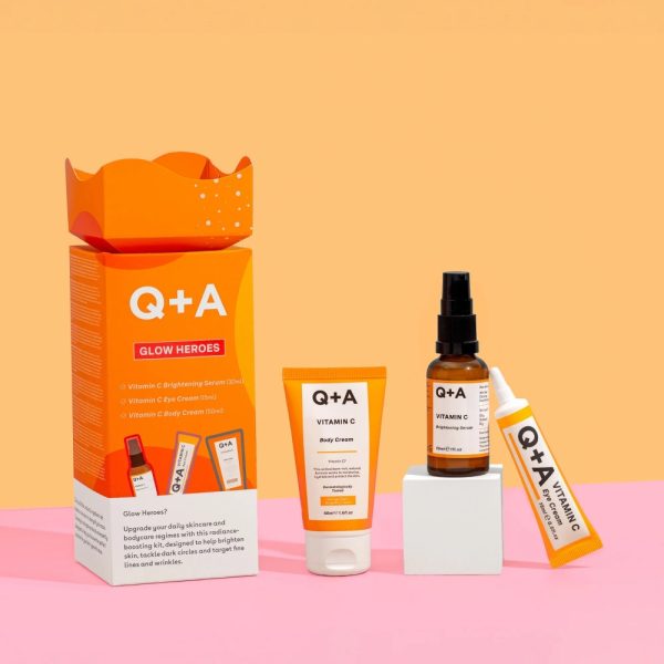 Q+A Glow Heroes Skincare Gift Set Fashion