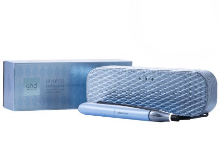 ghd Limited Edition Chronos Flat Iron Hair Straightener Icy Blue Gift Set Hot on Sale