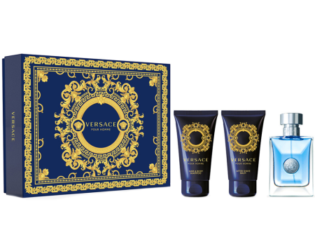 Versace Pour Homme Eau De Toilette Gift Set 50ml Online now