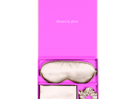 Silver Cloud Satin Gift Set Caramel Online now