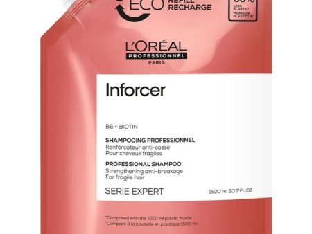 L Oreal Professionnel Serie Expert Inforcer Strengthening Anti-Breakage Shampoo Refill Pouch 1500ml Hot on Sale