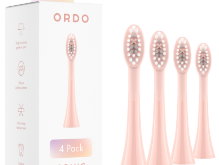 Ordo Sonic Brush Heads Rose Gold Pack of 4 Online now