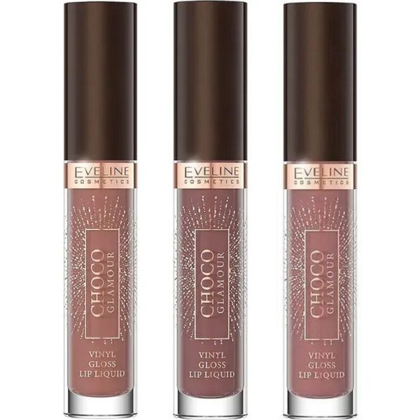 Eveline Cosmetics Choco Glamour Vinyl Gloss Lip Liquid 4.5ml For Discount