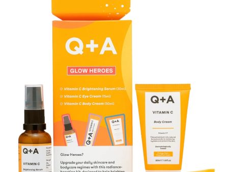 Q+A Glow Heroes Skincare Gift Set Fashion