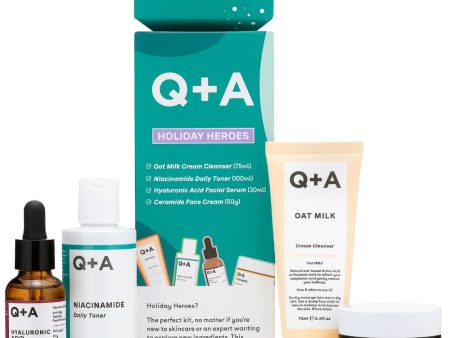 Q+A Holiday Heroes Skincare Gift Set Supply