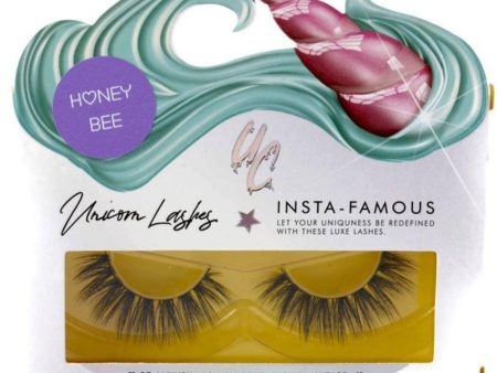 Unicorn Cosmetics Honey Bee Unicorn Strip Lashes Black For Sale