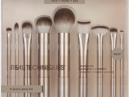 Real Techniques Au Naturel Complete 9 Piece Makeup Brush Set Cheap