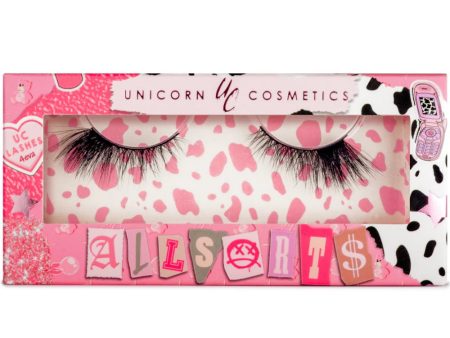 Unicorn Cosmetics Cyber Angel Allsorts Half Lashes Black Cheap