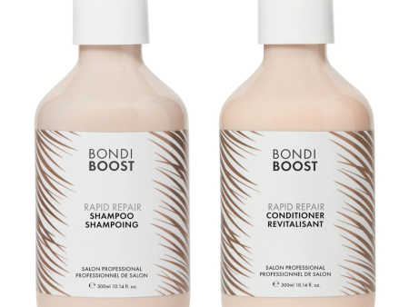 BondiBoost Rapid Repair Shampoo & Conditioner Twin 2 x 300ml Hot on Sale