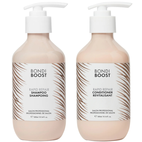 BondiBoost Rapid Repair Shampoo & Conditioner Twin 2 x 300ml Hot on Sale