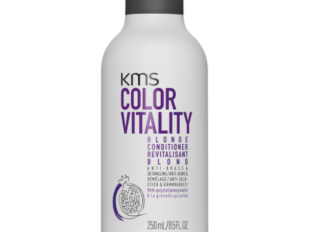 KMS Colour Vitality Blonde Anti-Brass Conditioner 250ml Hot on Sale