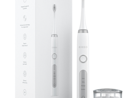 Ordo Sonic+ Electric Toothbrush White Silver Fashion