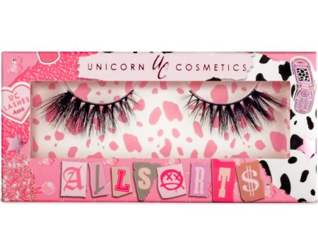 Unicorn Cosmetics Toxic Brat Allsorts Half Lashes Black For Sale