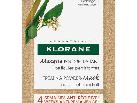 Klorane Galangal Anti-Dandruff Treating Powder Mask 8 x 3g on Sale