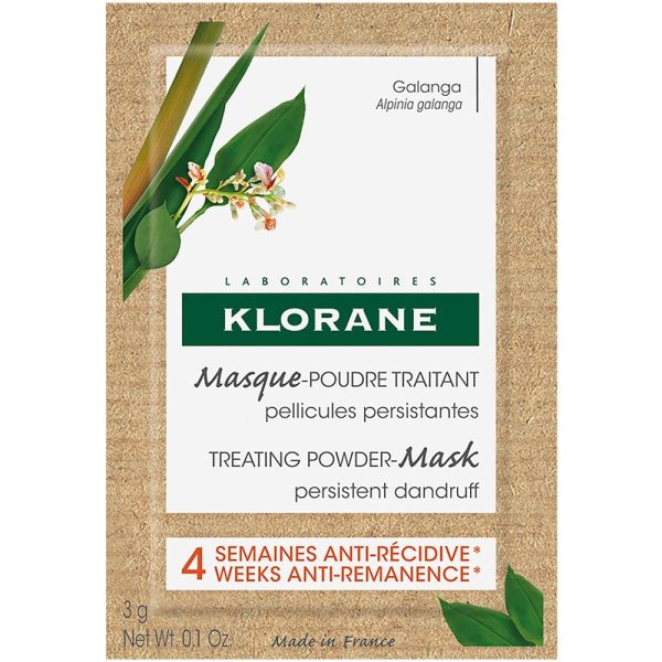 Klorane Galangal Anti-Dandruff Treating Powder Mask 8 x 3g on Sale