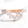 Reserved: Large Vintage Floral 3 Ring Set in 14k Rose Gold, Size 8.25 (Payment #4) Supply