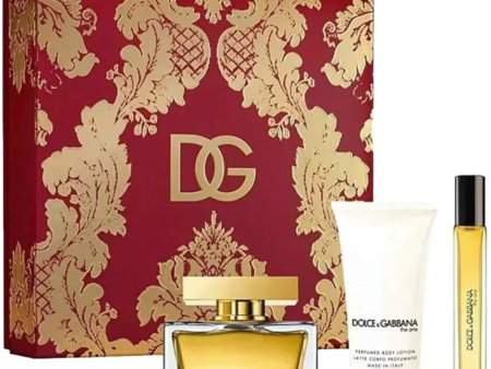 Dolce & Gabbana The One For Women & Body Lotion Eau De Parfum Gift Set 75ml Sale