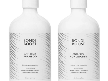 BondiBoost Anti-Frizz Shampoo & Conditioner Twin 2 x 500ml Discount