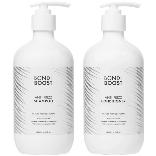 BondiBoost Anti-Frizz Shampoo & Conditioner Twin 2 x 500ml Discount