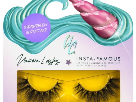 Unicorn Cosmetics Strawberry Shortcake Unicorn Strip Lashes Black Online now