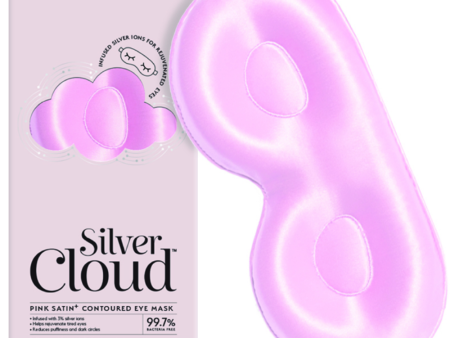 Silver Cloud Contoured Sleep Mask Pink Cheap