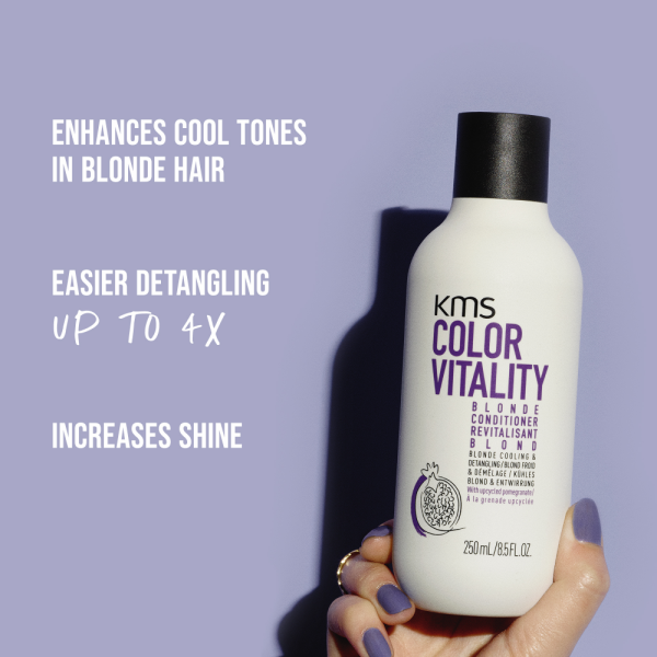 KMS Colour Vitality Blonde Anti-Brass Conditioner 250ml Hot on Sale