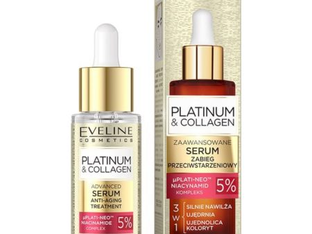 Eveline Cosmetics Platinum & Collagen 5% Complex Advanced Anti-Aging Treatment 30ml For Discount