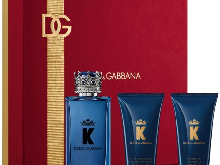 Dolce & Gabbana K Eau De Toilette & Aftershave Balm Gift Set 100ml on Sale