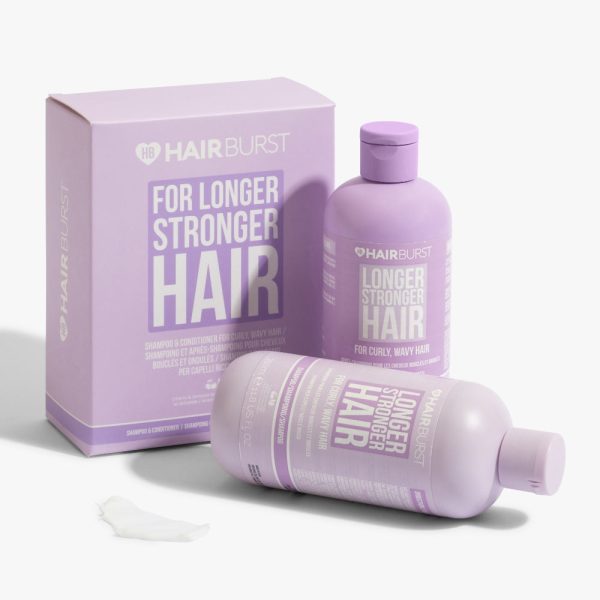 Hairburst Curly & Wavy Hair Shampoo & Conditioner Duo 2 x 350ml Supply