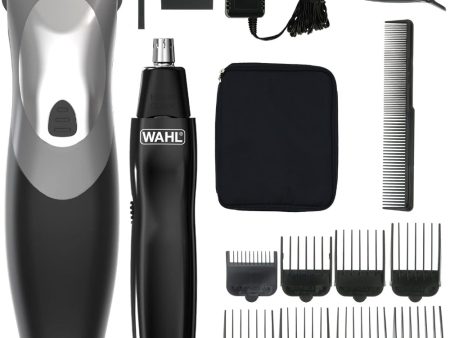 Wahl Clip N Rinse Plus Cord Cordless Hair Clipper & Nose Trimmer Grooming Set Online now