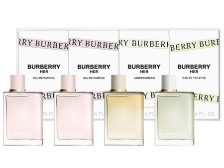 Burberry Ladies Mini Fragrance Gift Set 4 x 5ml Fashion