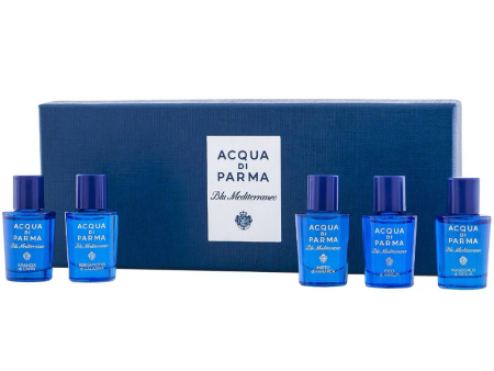 Acqua Di Parma Blu Mediterraneo Miniature Fragrance Gift Set 5 x 5ml Hot on Sale